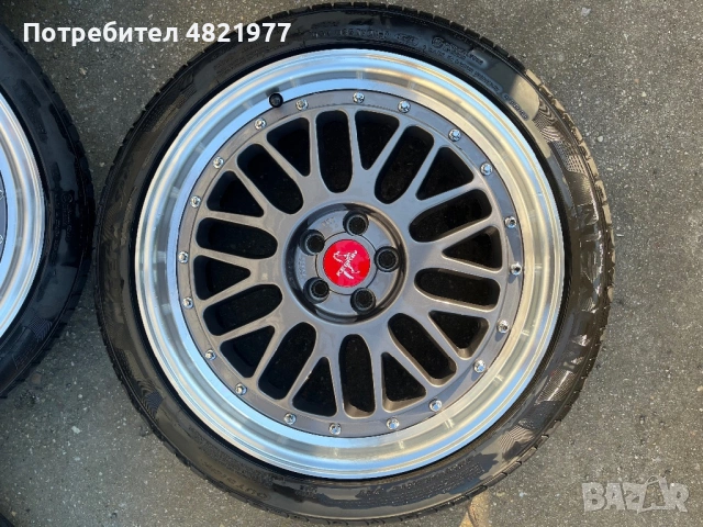 Джанти Keskin KT22 5x100 с гуми dot24, снимка 2 - Гуми и джанти - 54496839