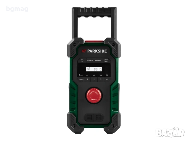 Parkside PBR F10 A1 строително радио с FM, Bluetooth USB Flash players-захранва се с 12V,20V,220V, снимка 7 - Радиокасетофони, транзистори - 54276444