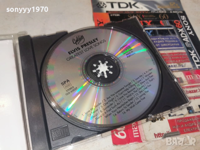 ELVIS PRESLEY CD-ВНОС GERMANY 2705261952H2E6R, снимка 10 - CD дискове - 54692005
