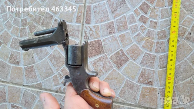 пистолет, пищов, револвер Smith and Wesson Mark 1, снимка 7 - Антикварни и старинни предмети - 55513266