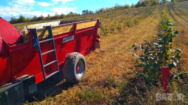 Тороразхвърлящо ремарке BICCHI BSR 50 – 5 тона (за лозя и овощни градини), снимка 2 - Селскостопанска техника - 54086238