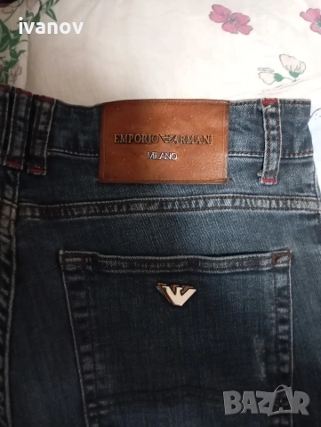 Emporio Armani Milano къси дънкови панталони , снимка 5 - Къси панталони - 55124419