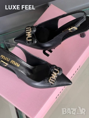 MIU MIU ⚜️Дамски Сандали , снимка 10 - Сандали - 54541857