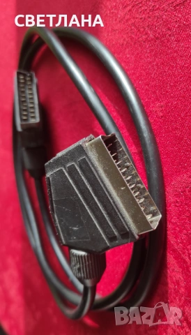 Скарт кабел, кабел SCART-SCART, снимка 5 - Плейъри, домашно кино, прожектори - 54115303
