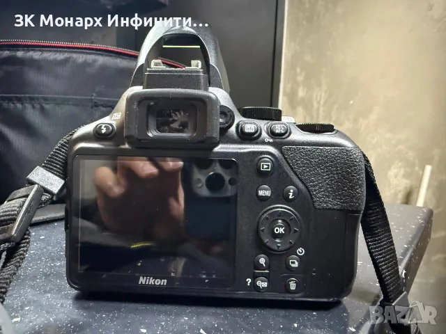 фотоапарат Nikon D3500 + обектив Nikon 18-140mm VR/+зарядно/+ калъф, снимка 11 - Фотоапарати - 55383384