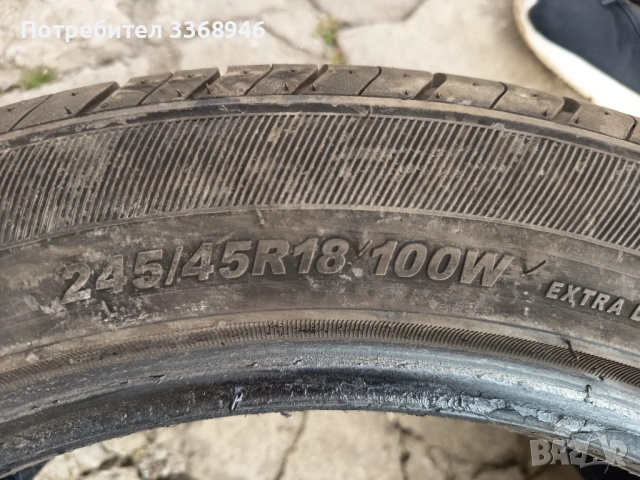 Гуми 245/45/18 2 броя летни, снимка 5 - Гуми и джанти - 54524058