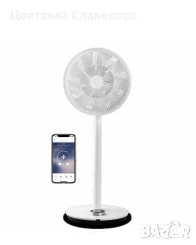 Вентилатор Duux, Smart Whisper Flex, С батерия, 26 скорости, WiFi, Дистанционно управление, снимка 3 - Вентилатори - 54123703