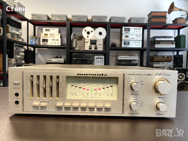 Vintage усилвател Marantz, снимка 5 - Ресийвъри, усилватели, смесителни пултове - 54080530