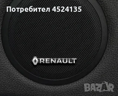 Нови емблеми за тонколони на ”RENAULT” - 45 мм./9 мм. 
