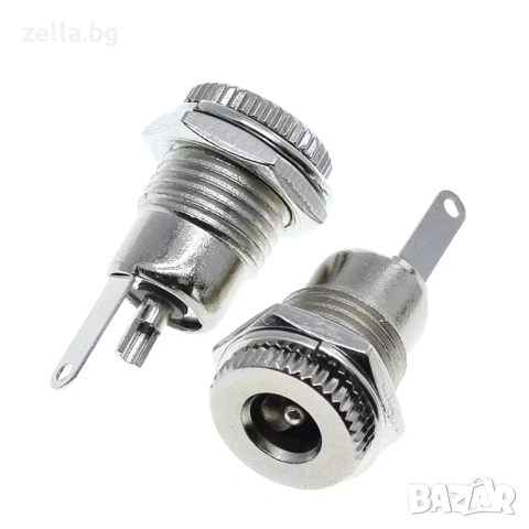 Комплект 5 броя DC захранващи букси 12V 5.5x2.1mm женски конектор – за камери LED ленти рутери 10475, снимка 6 - Друга електроника - 54706330