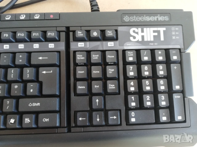 SteelSeries Shift 64100 клавиатура, снимка 3 - Клавиатури и мишки - 54325748