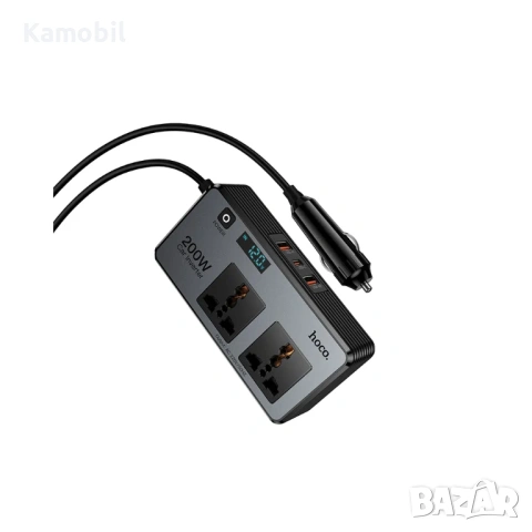 Инверторно зарядно за кола Hoco Z66 200W