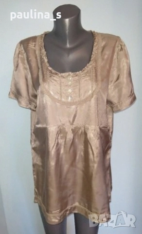 Два различни броя / Винтидж! Екзотична копринена туника "soya concept" и "Fransa" / голям размер , снимка 13 - Туники - 46637618