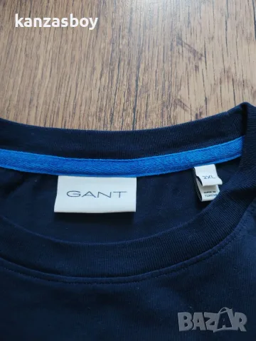 gant - страхотна мъжка тениска КАТО НОВА 2XL, снимка 7 - Тениски - 55381439