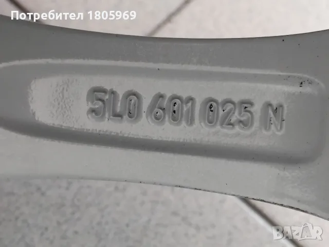 4бр. ал. джанти Skoda (оригинални) 5x112 , 7x17 , ET45, снимка 7 - Гуми и джанти - 55290706