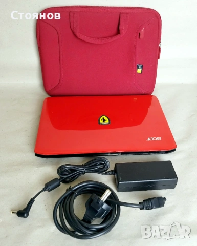Лаптоп, нотбук Acer Ferrari One 200 - ОТЛИЧЕН