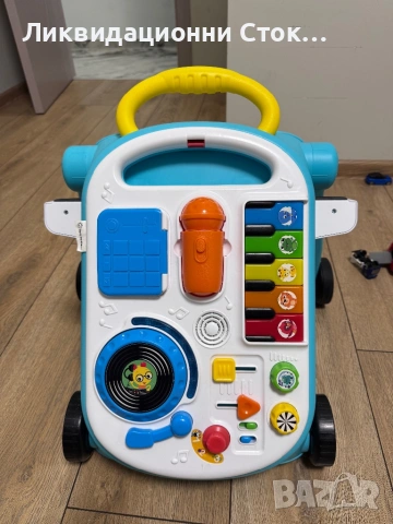 Проходилка Baby Einstein - Активна бебешка проходилка 4в1 MUSICAL MIX ‘N ROLL