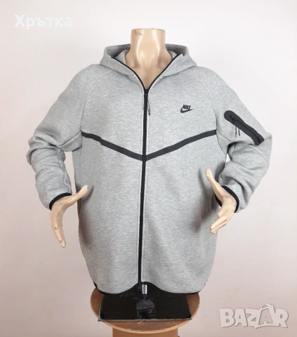 Nike Tech Fleece Windrunner - Оригинално мъжко горнище размер 2XL, снимка 5 - Спортни дрехи, екипи - 53987110