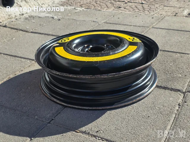 Оригинална патерица (резервна джанта) 15" 4x100 VW / Seat – 535601025A, снимка 3 - Гуми и джанти - 55465455