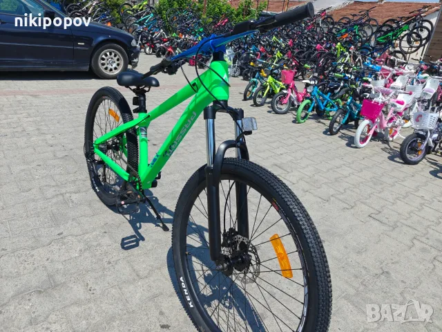 BG Алуминиев велосипед 26" JUMP hdb зелен, снимка 5 - Велосипеди - 55439897