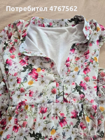 рокля на цветя, снимка 2 - Рокли - 54108645