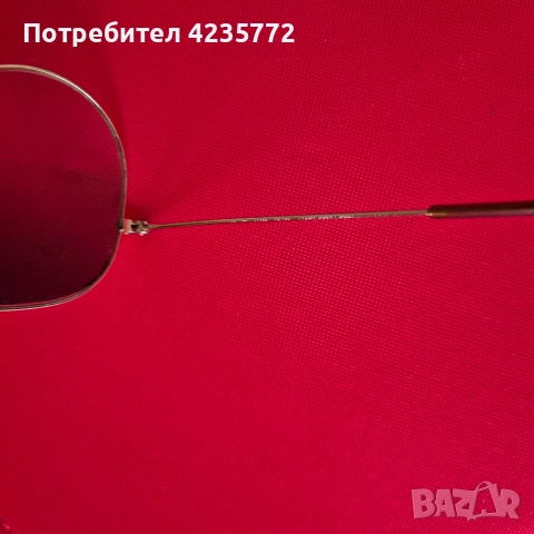 Оригинални слънчеви позлатени очила Ray-Ban Aviator. , снимка 6 - Слънчеви и диоптрични очила - 55011662