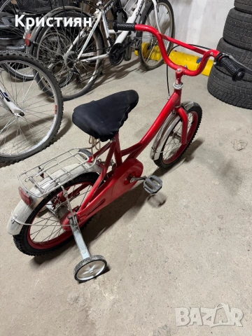 Колело 16 цола с помощни колела, снимка 2 - Велосипеди - 53974240