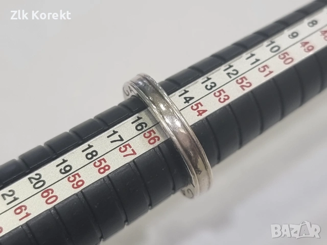 Дамски сребърен пръстен- хълка, снимка 9 - Пръстени - 55103285