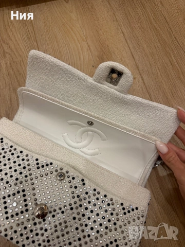 Дамска чанта Chanel камъни, снимка 6 - Чанти - 55033915