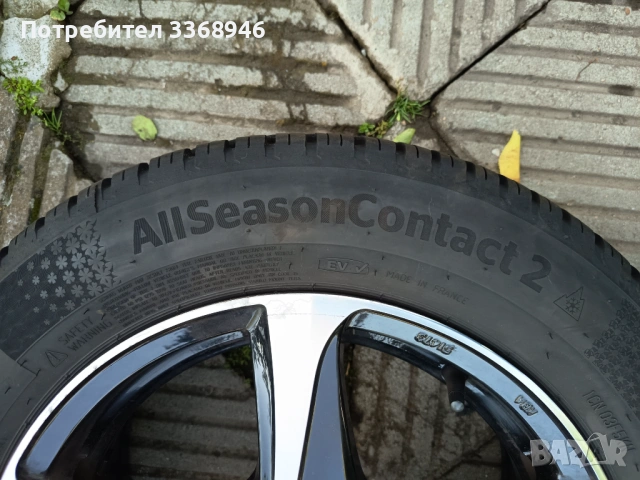 Джанти 4х100 15 " с гуми Continental 185/65/15 4x100, снимка 8 - Гуми и джанти - 54600635