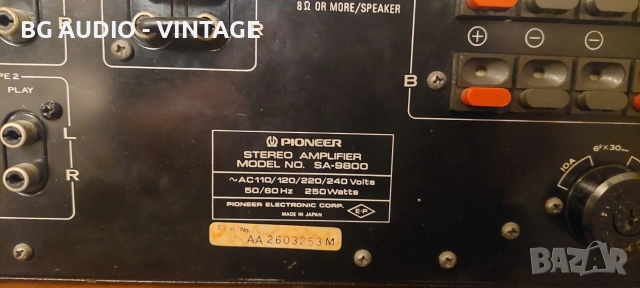 Pioneer SA-9800 стерео усилвател, снимка 8 - Ресийвъри, усилватели, смесителни пултове - 54151533