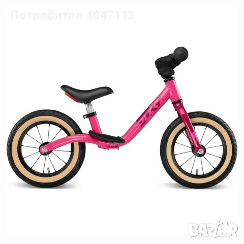 Колело за баланс PUKY LR LIGHT, розово, снимка 2 - Велосипеди - 55268621