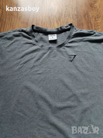 Gymshark Essential Oversized T-Shirt - мъжка фитнес тениска ЕЛАСТИЧНА М, снимка 3 - Тениски - 53950406