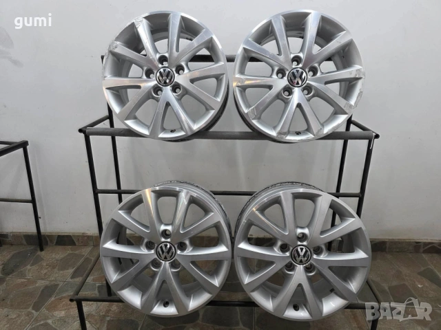4бр 16ски джанти за VW 5х112мм A161447 , снимка 5 - Гуми и джанти - 54834361