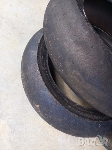 Мото гуми слик Bridgestone 200/660R17, снимка 3 - Аксесоари и консумативи - 54593669