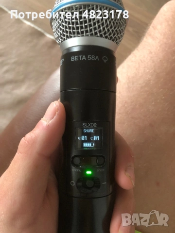 Микрофон Shure beta 58A, снимка 2 - Микрофони - 54648090