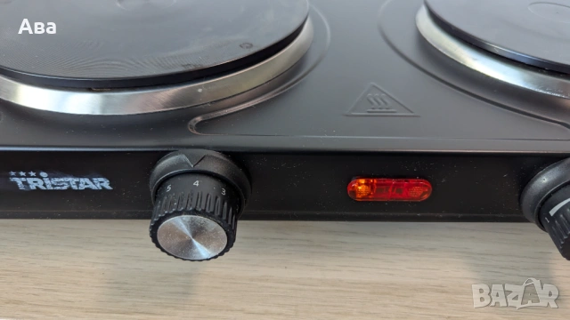 Tristar KP‑6152 – преносим електрически котлон, 1500W, бързо загряване, 15€, използван, снимка 2 - Котлони - 54819381