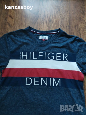 Tommy Hilfiger - страхотна мъжка тениска S, снимка 2 - Тениски - 54788941