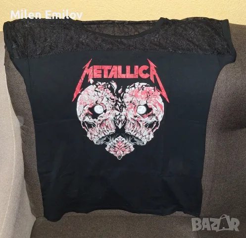 Оригинална дамска тениска на Metallica 