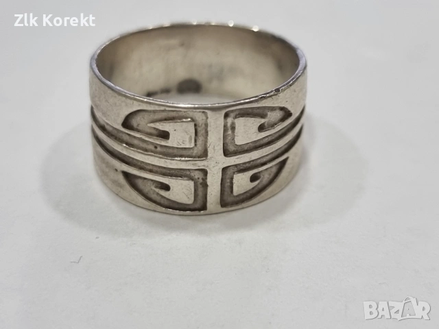 Мъжки сребърен пръстен от серията на Nikol@s., снимка 4 - Пръстени - 54428535