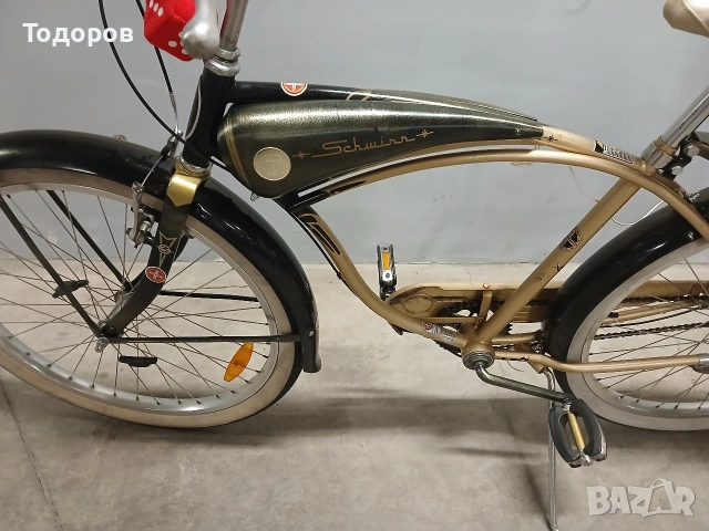 Ретро велосипед колело Schwinn Cruiser Custom, снимка 2 - Велосипеди - 54654561