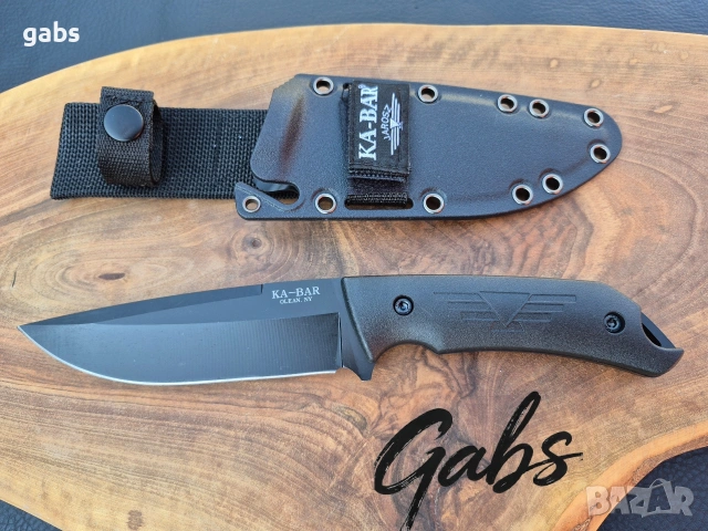 Фиксиран нож Ka Bar Jarosz TUROK 7503 с тактическа кания, снимка 4 - Ножове - 54376550