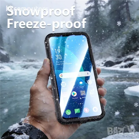 REDPEPPER за Samsung Galaxy A57 5G IP68 Водоустойчив Удароустойчив PC TPU Калъф с PET Скрийн Протект, снимка 8 - Калъфи, кейсове - 55611383