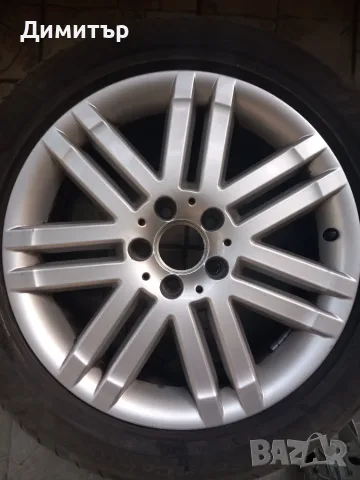4 оригинални джанти спорт-пакет с летни гуми 17" за Mercedes, снимка 4 - Гуми и джанти - 55598826