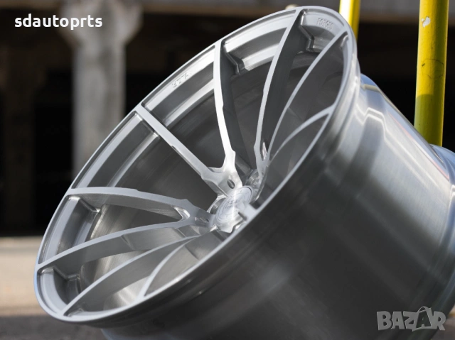 19” + 20” Yota Forged Ковани Джанти 5x112 BMW M3 G80 M4 G82 - Deep Concave Silver Brush , снимка 5 - Гуми и джанти - 54777096