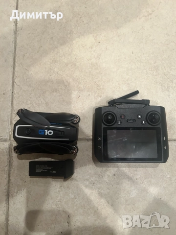 Чисто Нов Професионален GPS Дрон G10 с UHD 4K Камера EIS Дистанционно с 4.5 Инча 2K Екран Безчетков