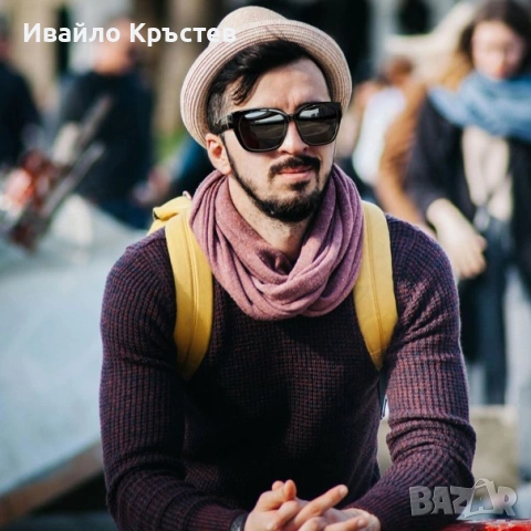 Поляризирани слънчеви очила за мъже и жени - UV400 винтидж квадратни черни, снимка 5 - Слънчеви и диоптрични очила - 55194537