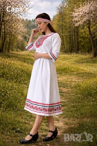 стилни рокли с народни мотиви , снимка 5 - Рокли - 54103614