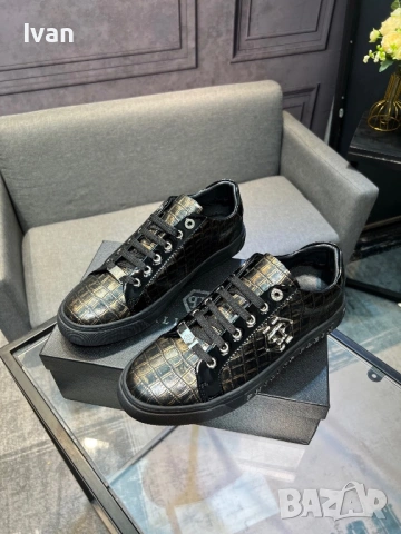 Луксозни Philipp Plein стил обувки – croco effect – №45 – нови, снимка 3 - Ежедневни обувки - 54248840