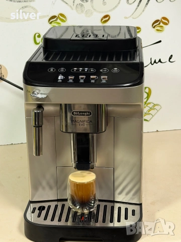 Кафемашина кафе автомат delonghi magnifica evo с гаранция, снимка 2 - Кафемашини - 54724425